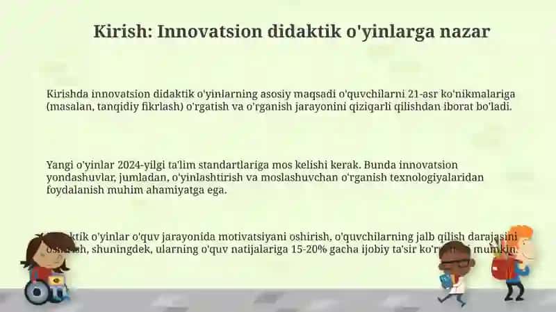 Yaratish va sinovdan o’tkazish 3