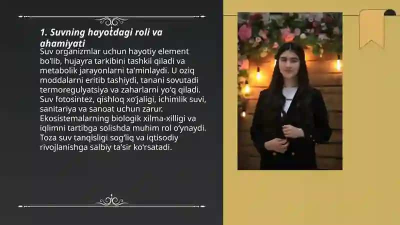 Suv hayot manba'i 3