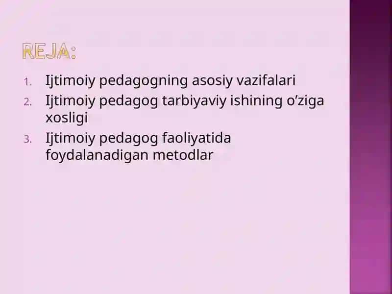 Ijtimoiy Pedagogning Asosiy Vazifalari 3