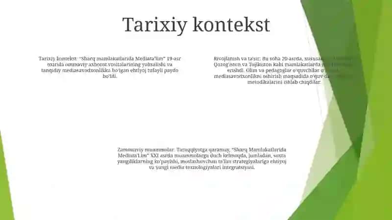 Sharq Mamlakatlarida MediataʼLim 3