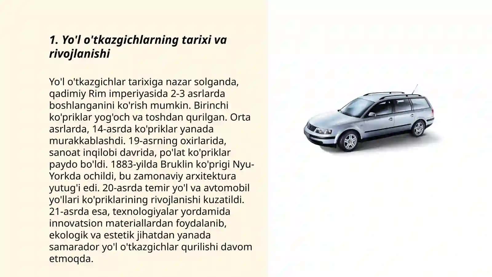 Yo'l o'tkazgich va estakada arxitekturasi 3