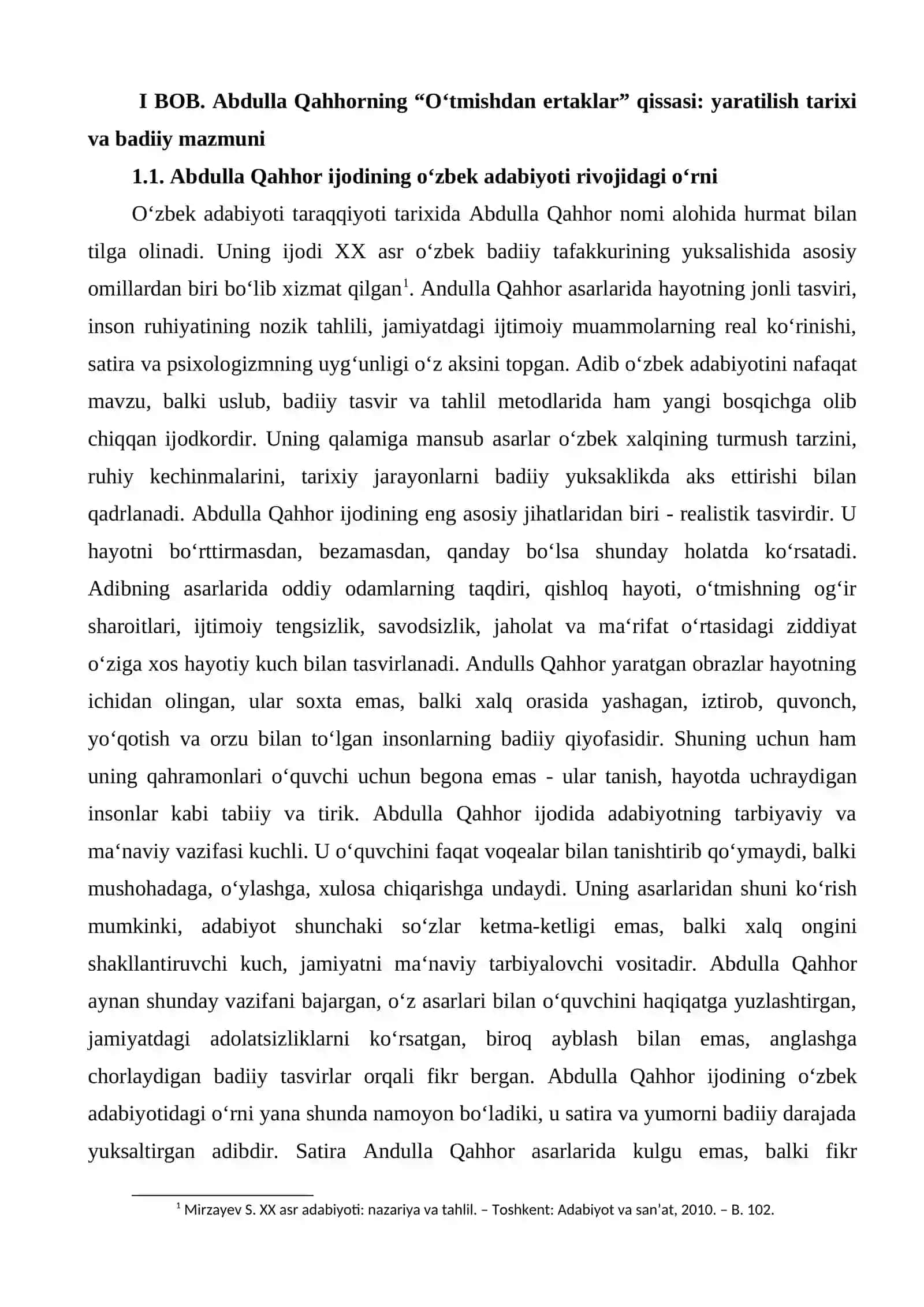 “O‘TMISHDAN ERTAKLAR” QISSASIDA DAVR VA SHAXS TALQINI 3