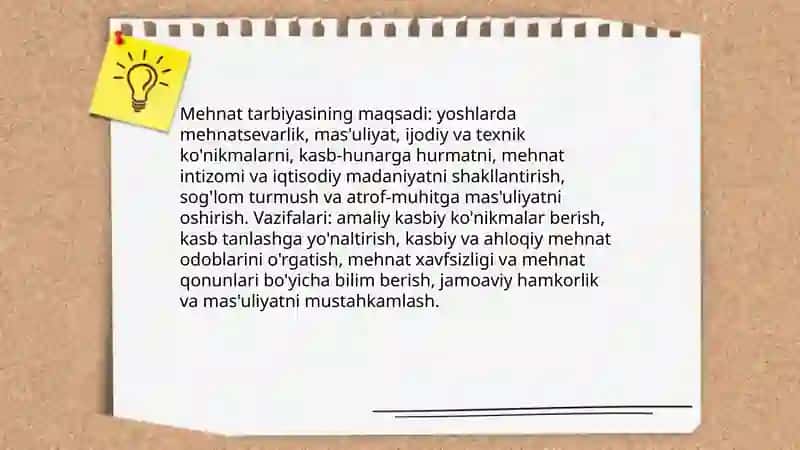 Mehnat Tarbiyasi 3