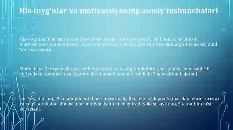 Emotsiya va motivatsiya 3