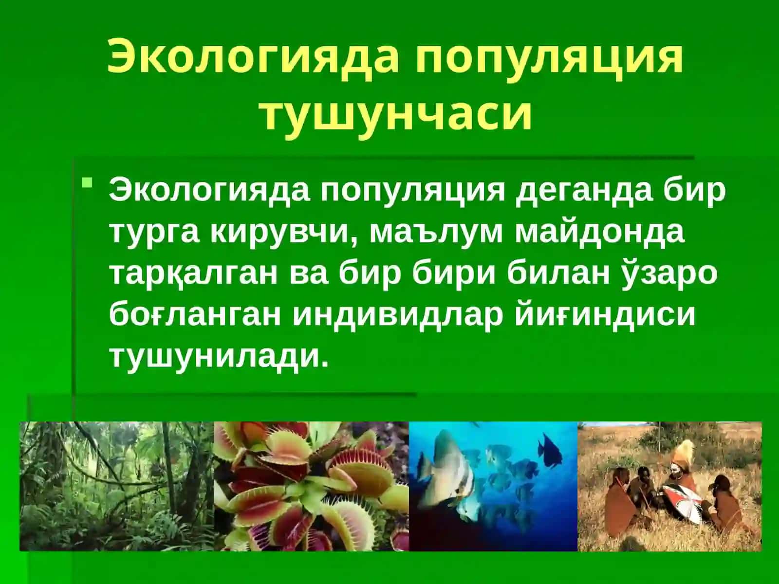 Популяциялар экологияси 3