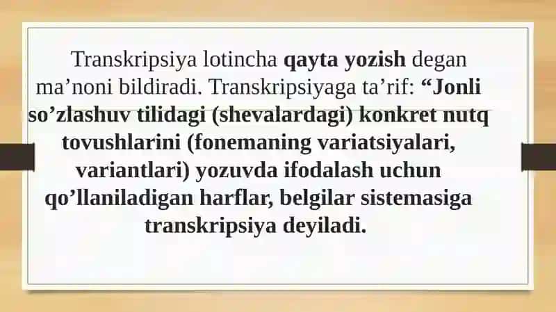 Transkripsiya 3