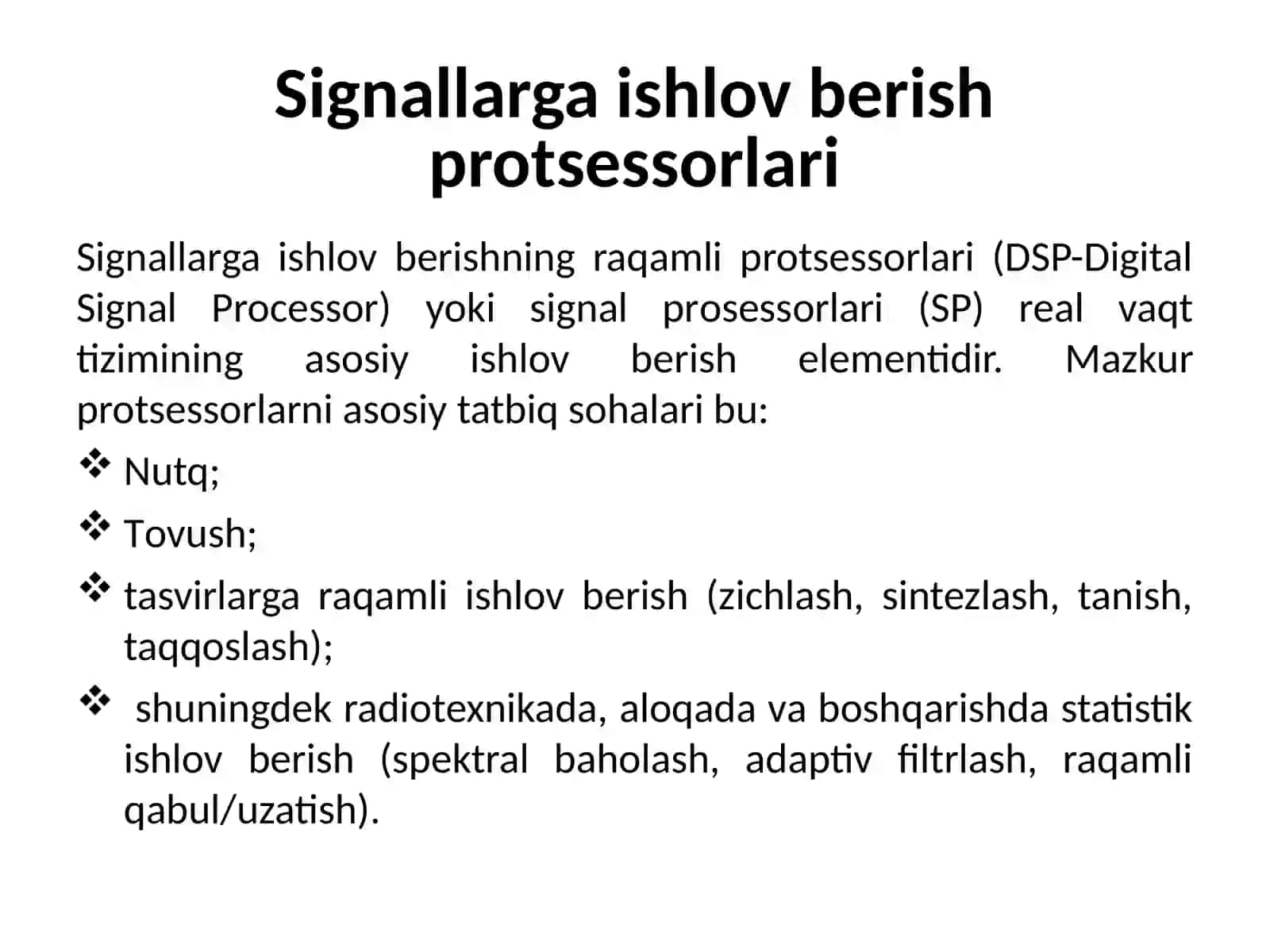 MIKROKONTOLLERLARNI TASHKIL ETILISHI VA PARALLEL ISHLOV BERISH VOSITALARI 3