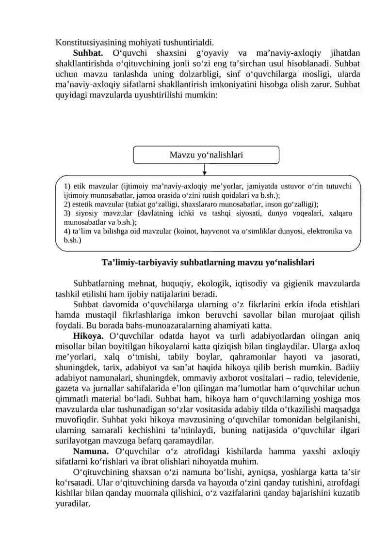 Pedagogik jarayonda tarbiyaning mazmuni, shakllari va metodlari 3
