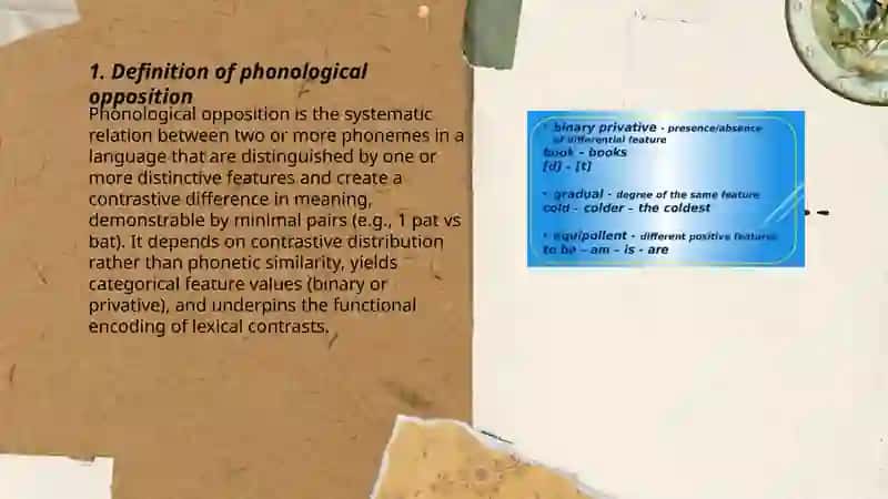 The notion of opposition 3