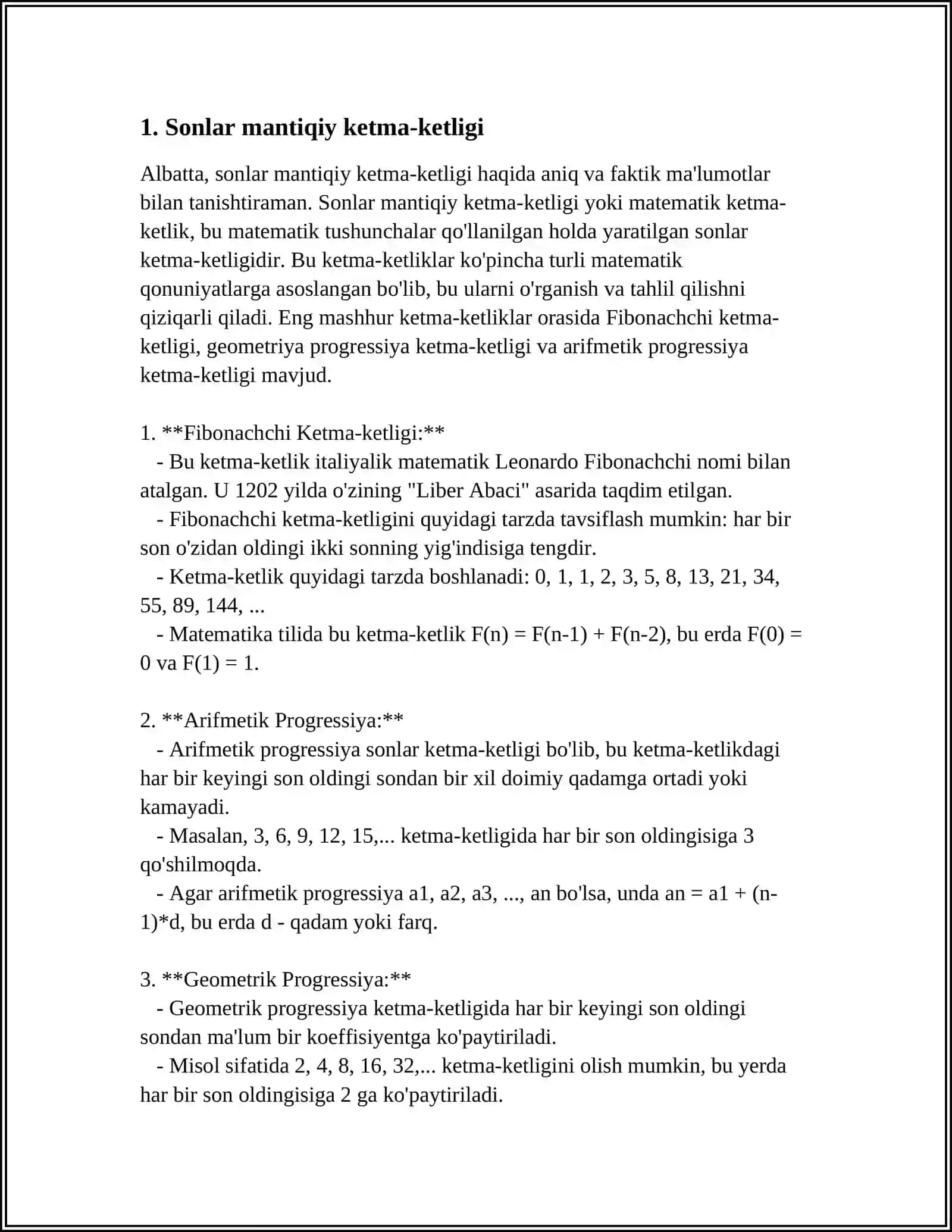 QIZIQARLI MATEMATIK MASALA VA TOPSHIRIQLAR TOʻPLASH 3