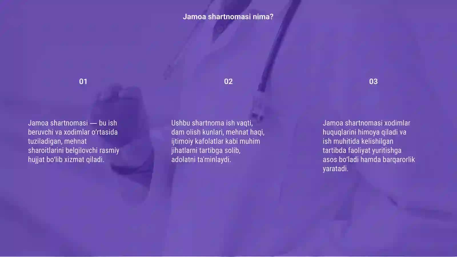 Jamoa shartnomasi 3