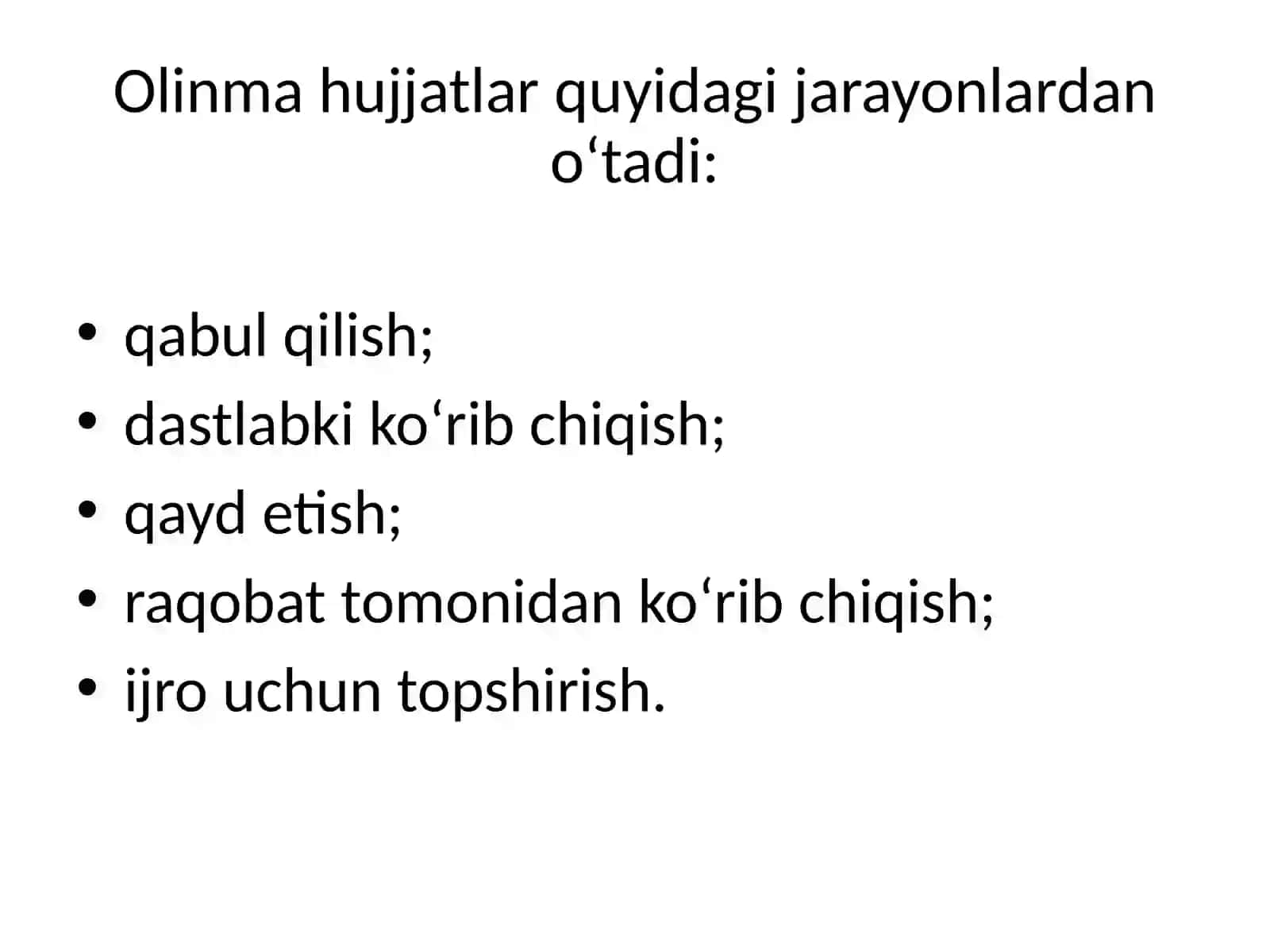 Hujjatlarni sistemaga keltirish va saqlash 3