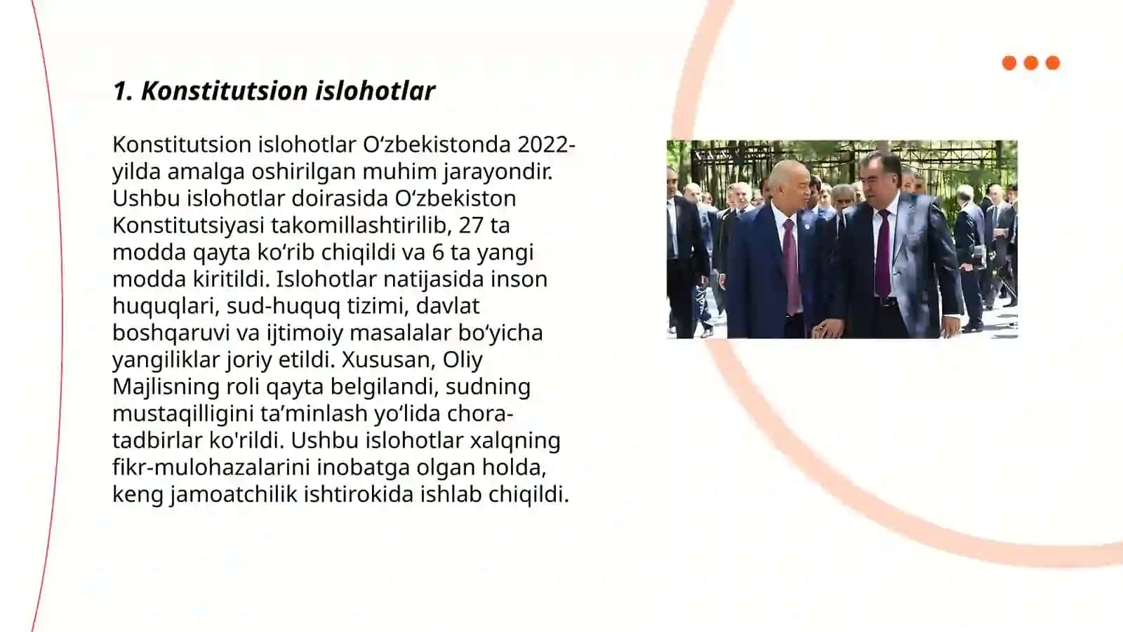 Konstitutsion islohotlar 3