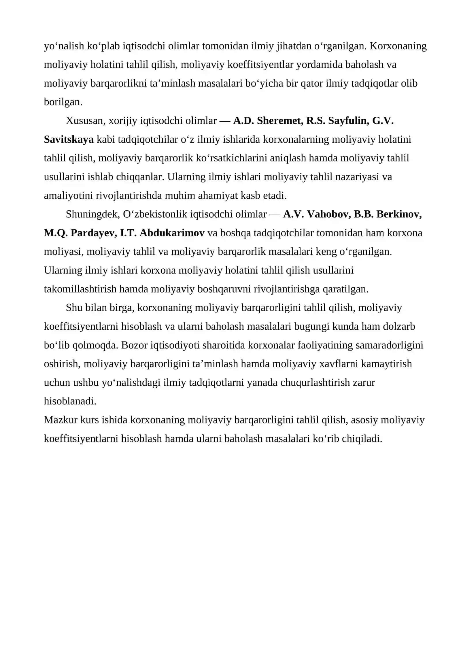 KORXONANING MOLIYAVIY BARQARORLIGINI TAHLIL QILISH 3