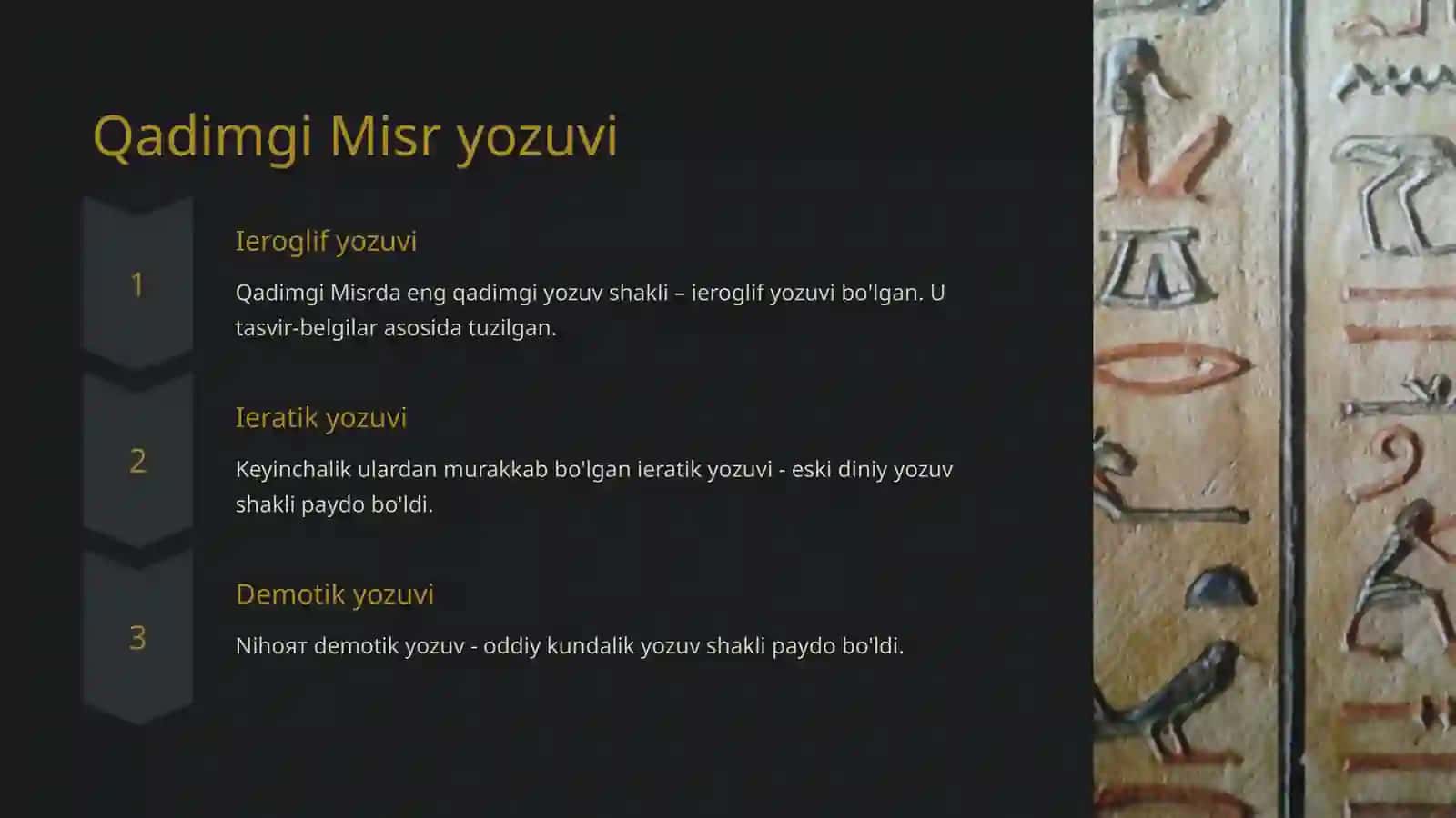 Qadimgi Misr Madaniyati 3