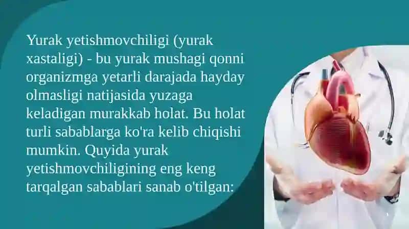 YURAK YETISHMOVCHILIGI 3