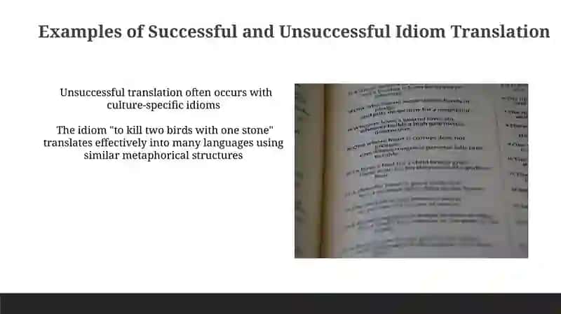 The translation of idioms 3