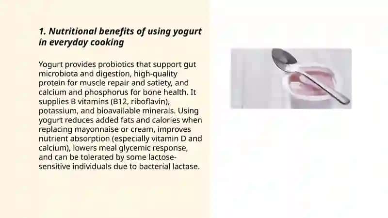 Yogurt - A Key Ingredient in Our Kitchen 3