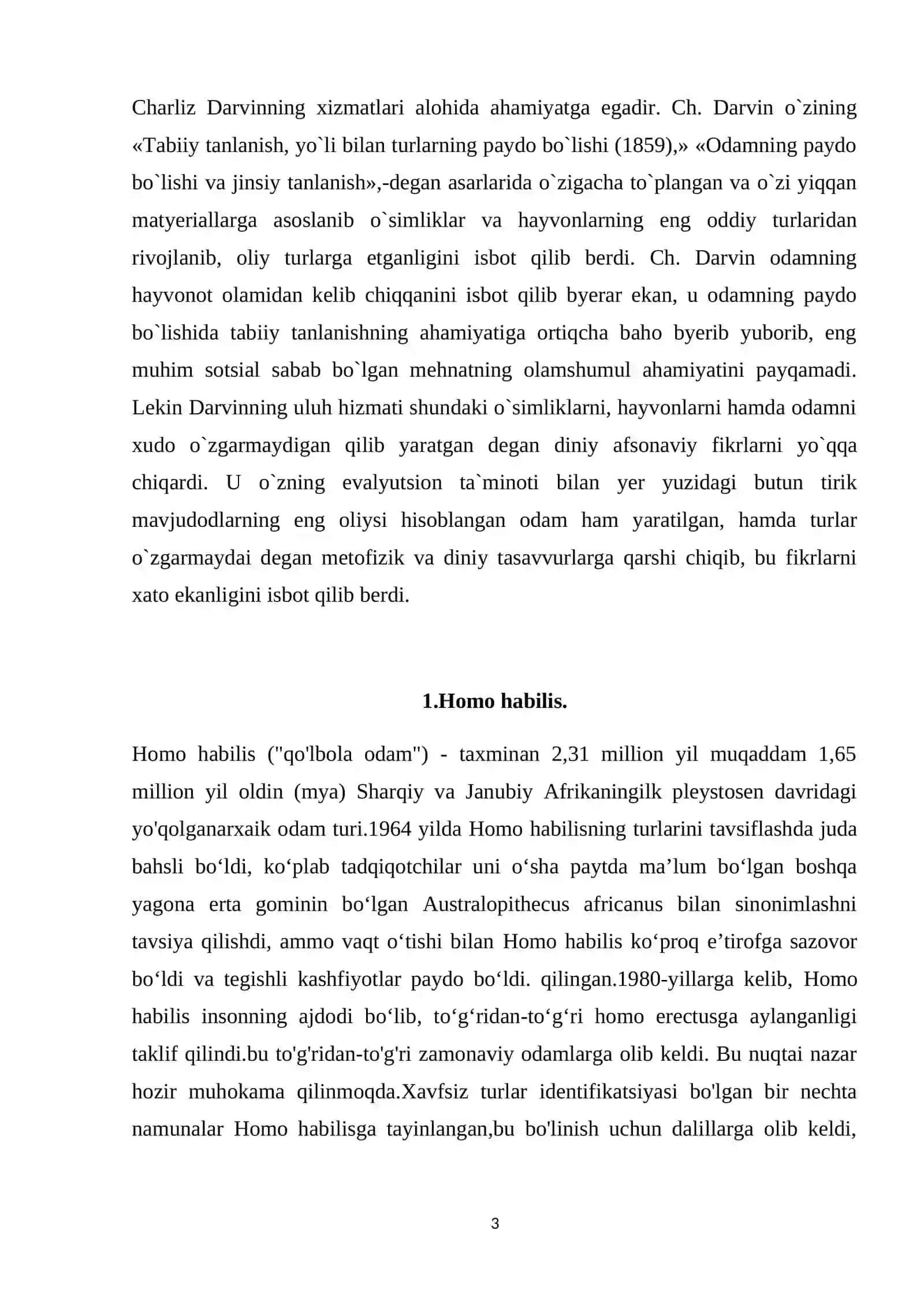 Homo habilis 3