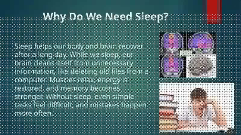 Talking About Sleep 3