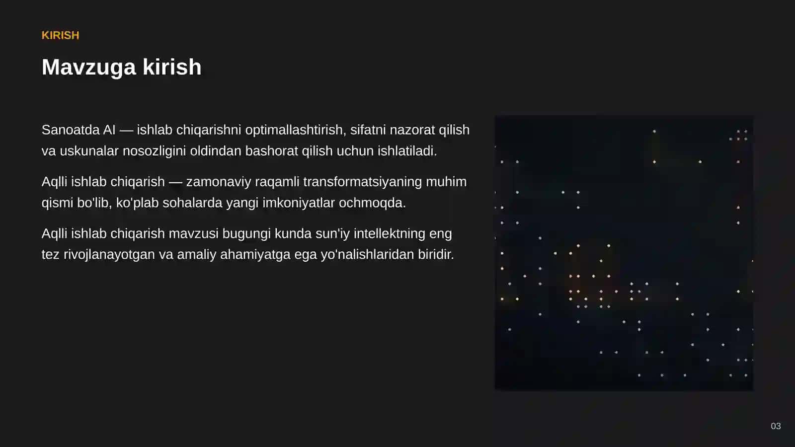 Aqlli ishlab chiqarish: asoslari va qo'llanilishi 3