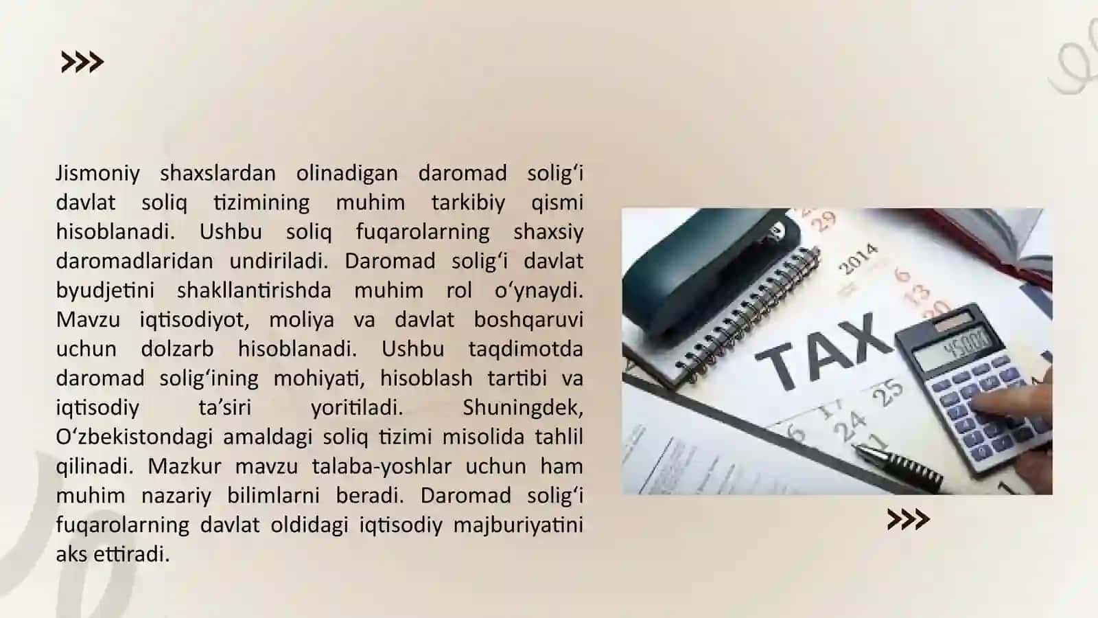 Jismoniy shaxslardan olinadigan daromad soligʻi 3