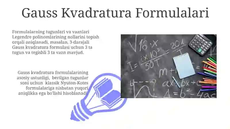 Integrallarni Yaqinlashtirib Hisoblash Usullari 3