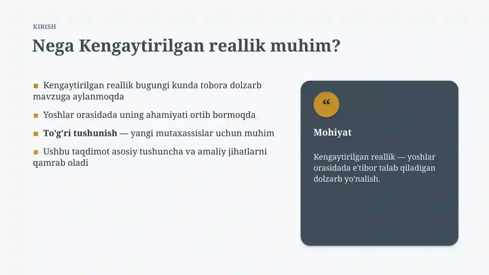 Kengaytirilgan reallik 3