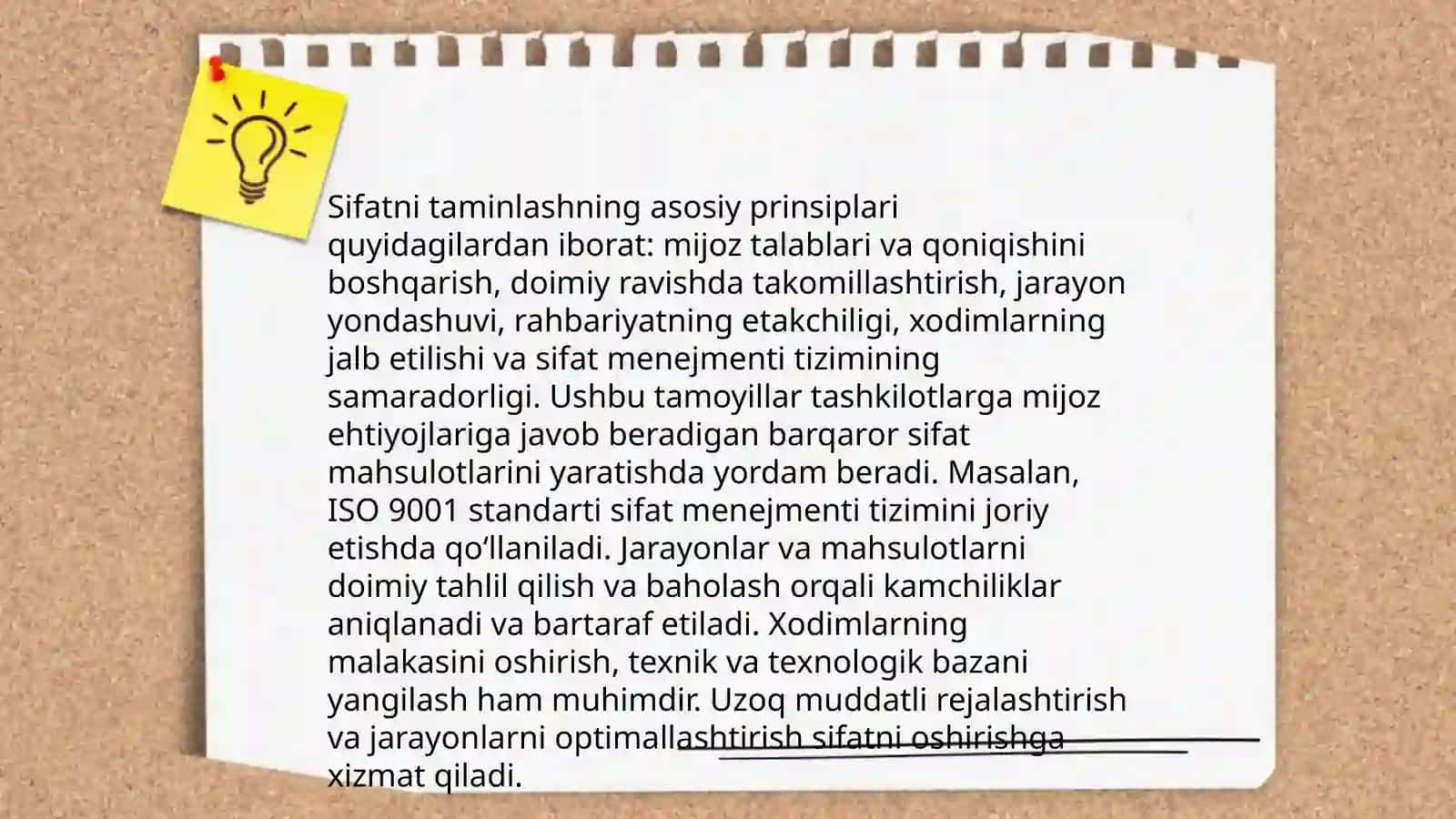 Sifatni taminlashni xalqaro modeli 3