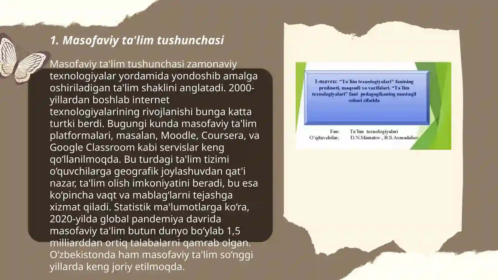 Masofaviy ta'lim texnologiyalari 3
