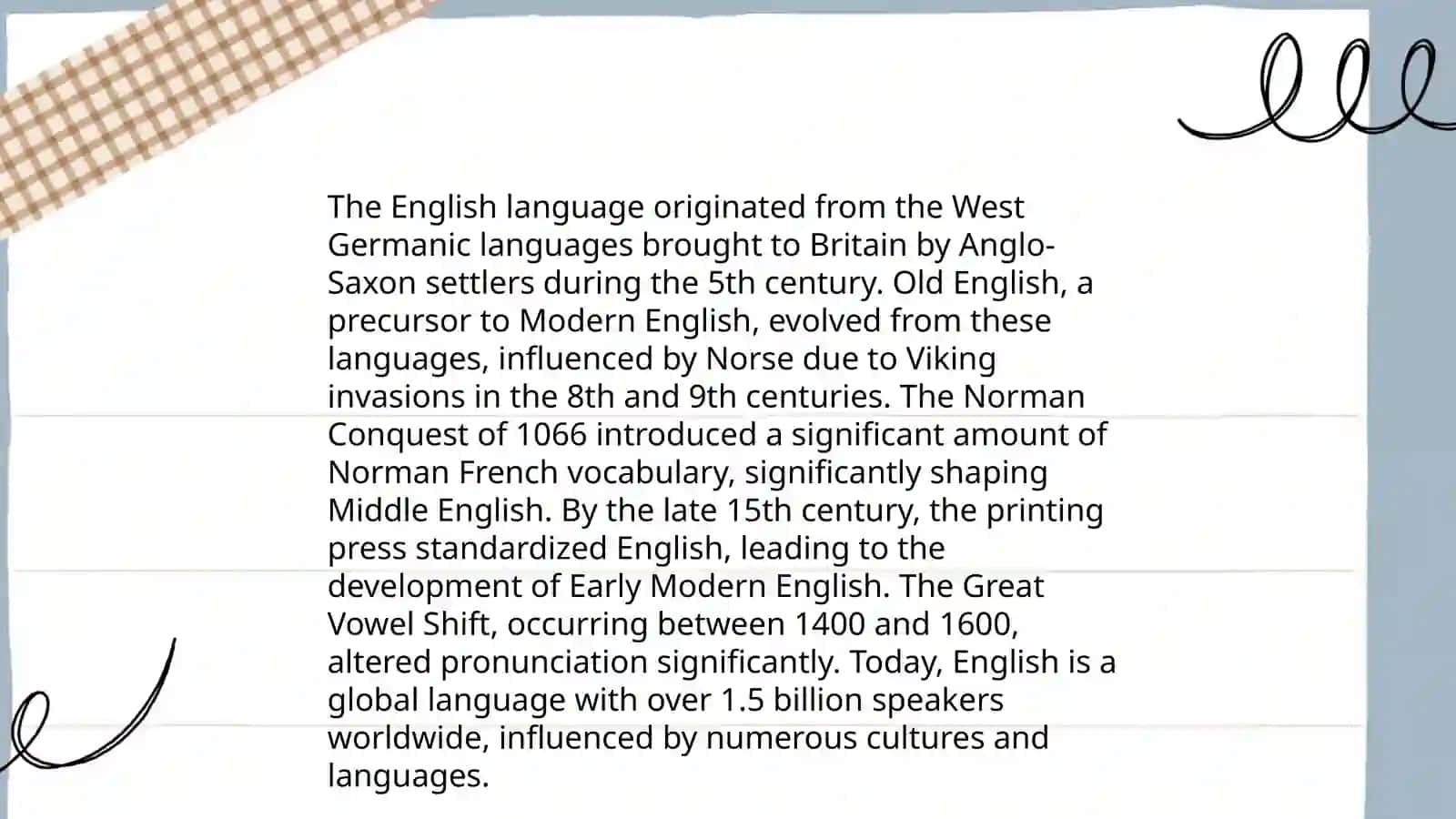 History of the English Language 3