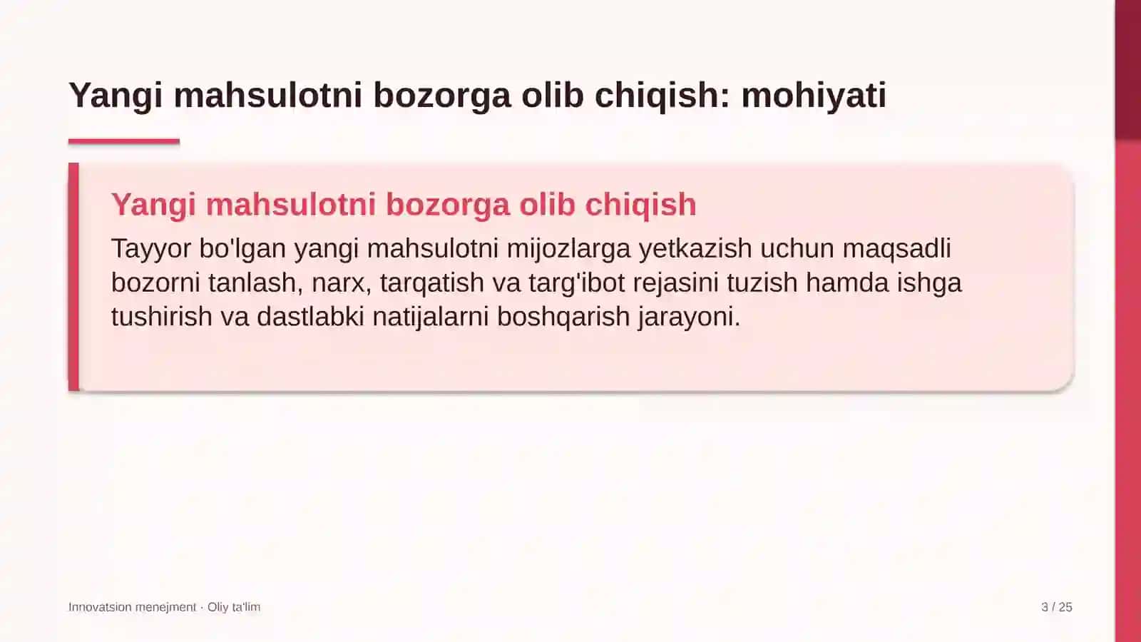 diagnostika markazlarida yangi mahsulotni bozorga olib chiqish 1775 3