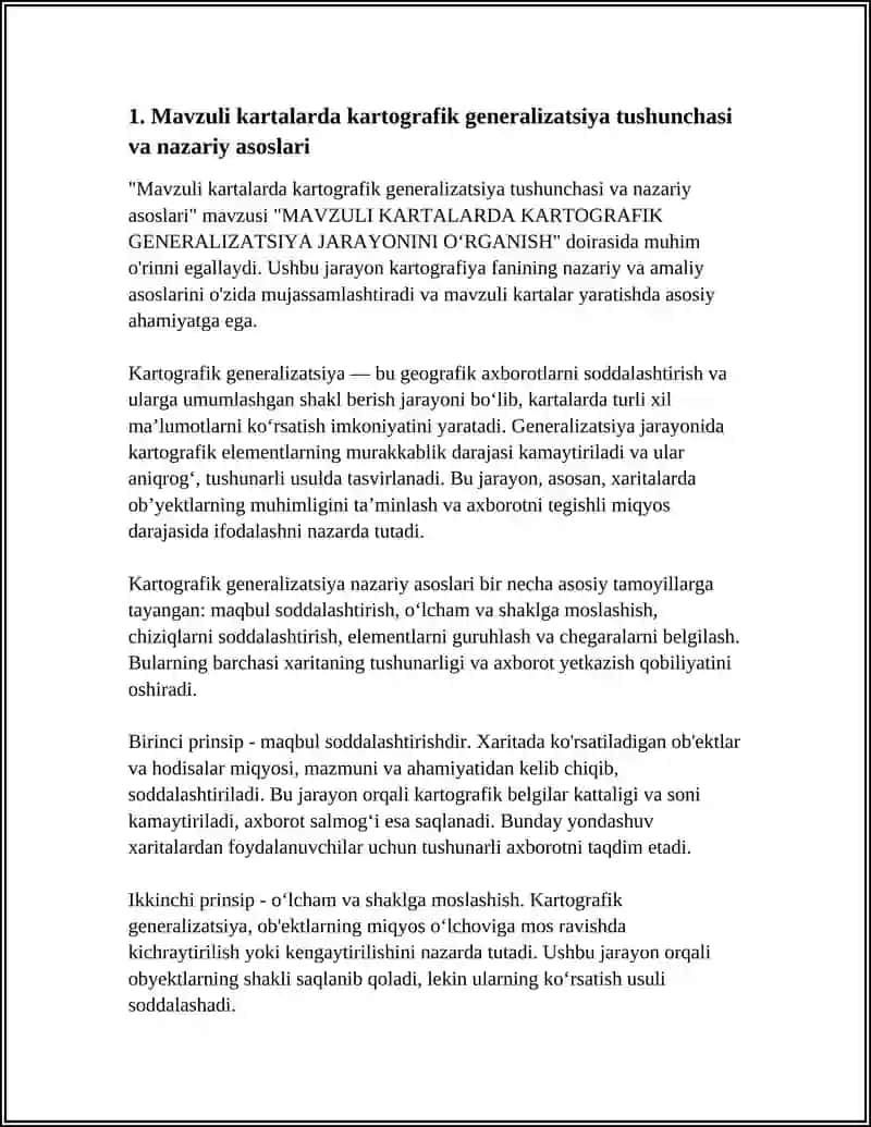 MAVZULI KARTALARDA KARTOGRAFIK GENERALIZATSIYA 3