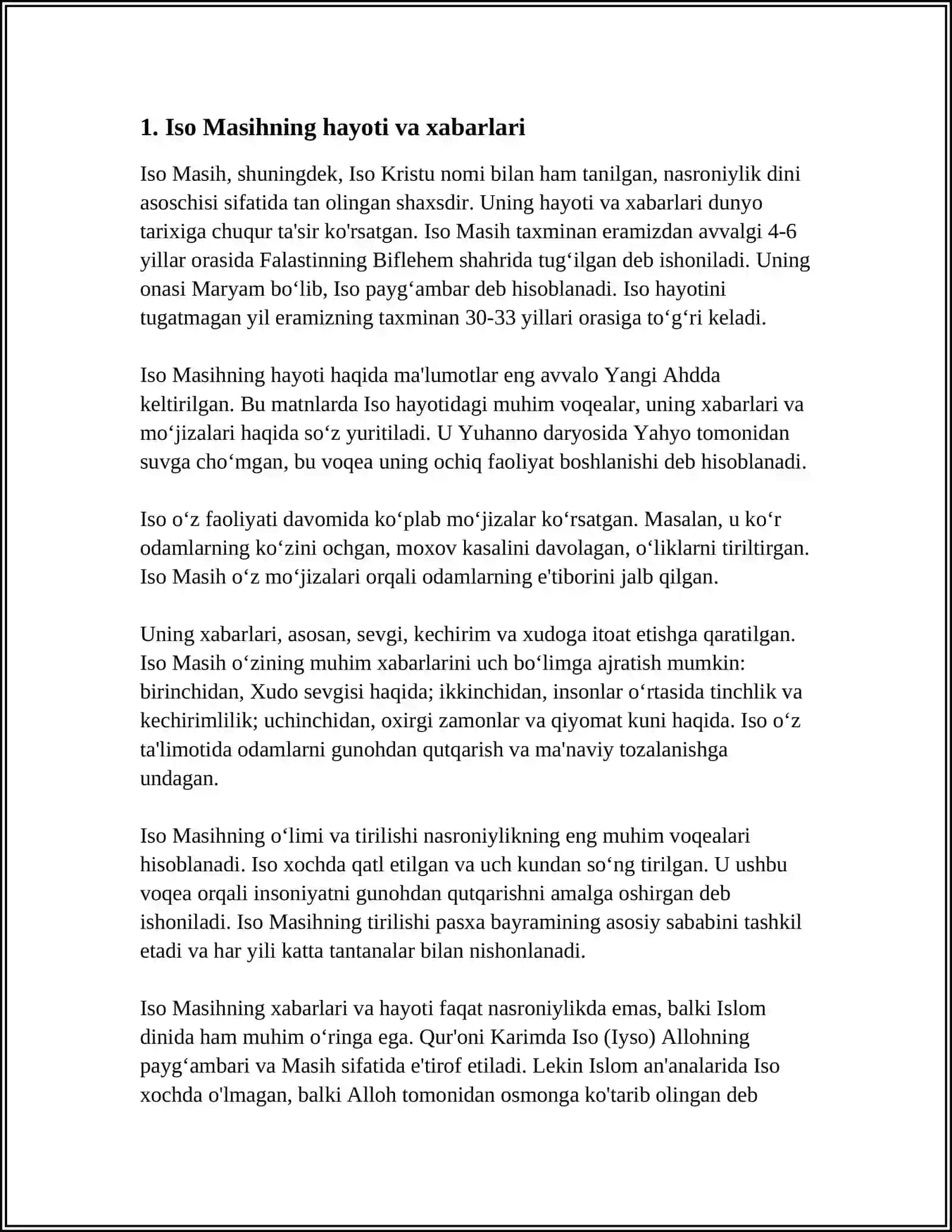 OʻZBEKISTONGA XRISTIANLIKNING KIRIB KELISHI 3