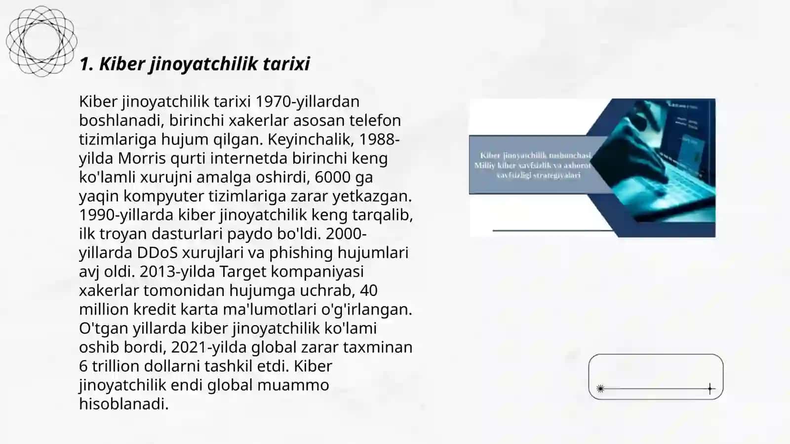 Kiber jinoyatchilik tushunchasi 3