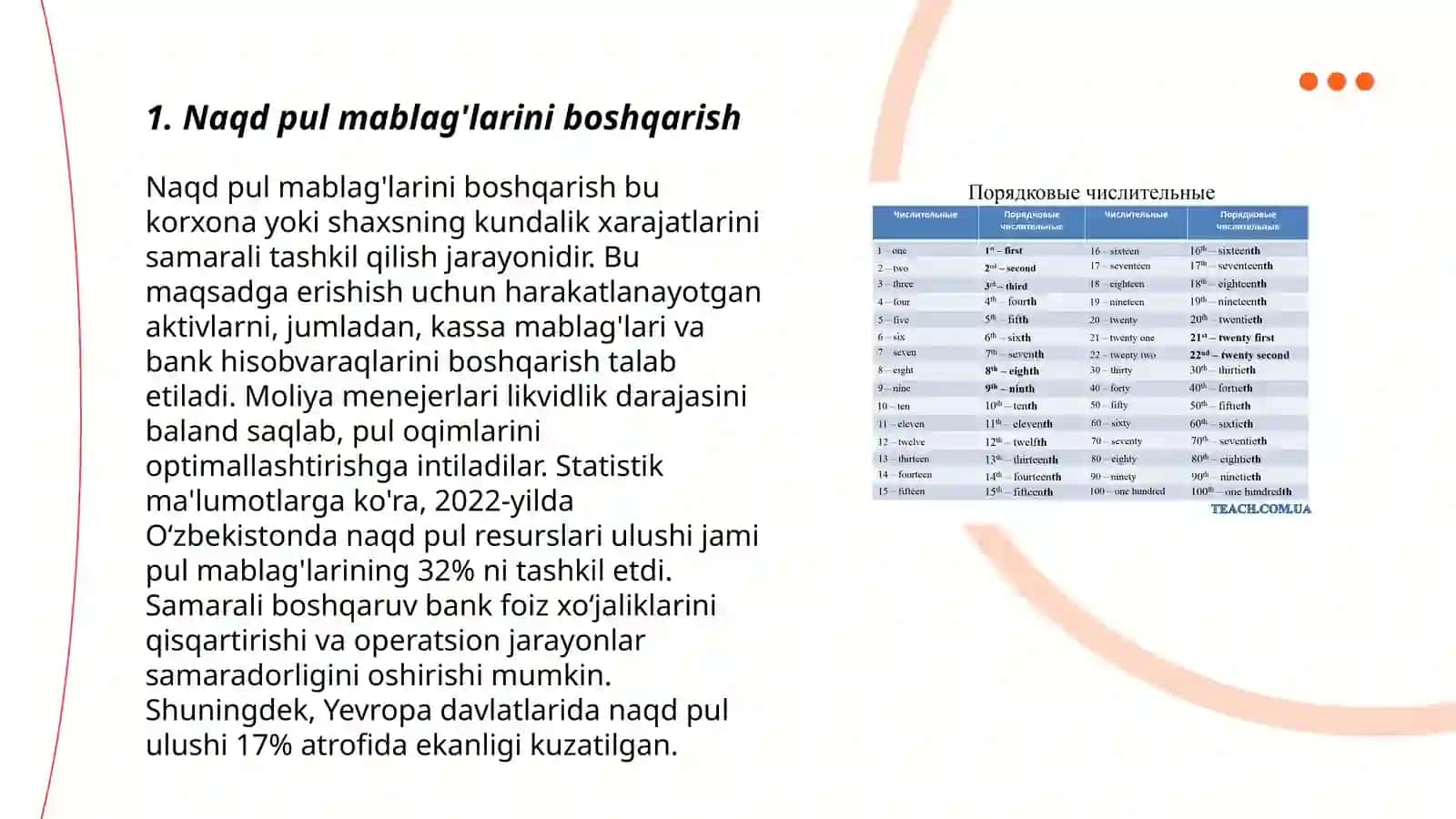 Pul mablag'lari va ularning hisobining vazifalari 3