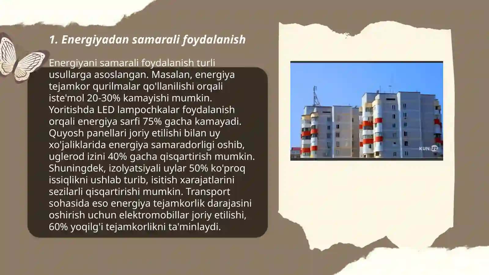 Energiyadan samarali foydalanish 3