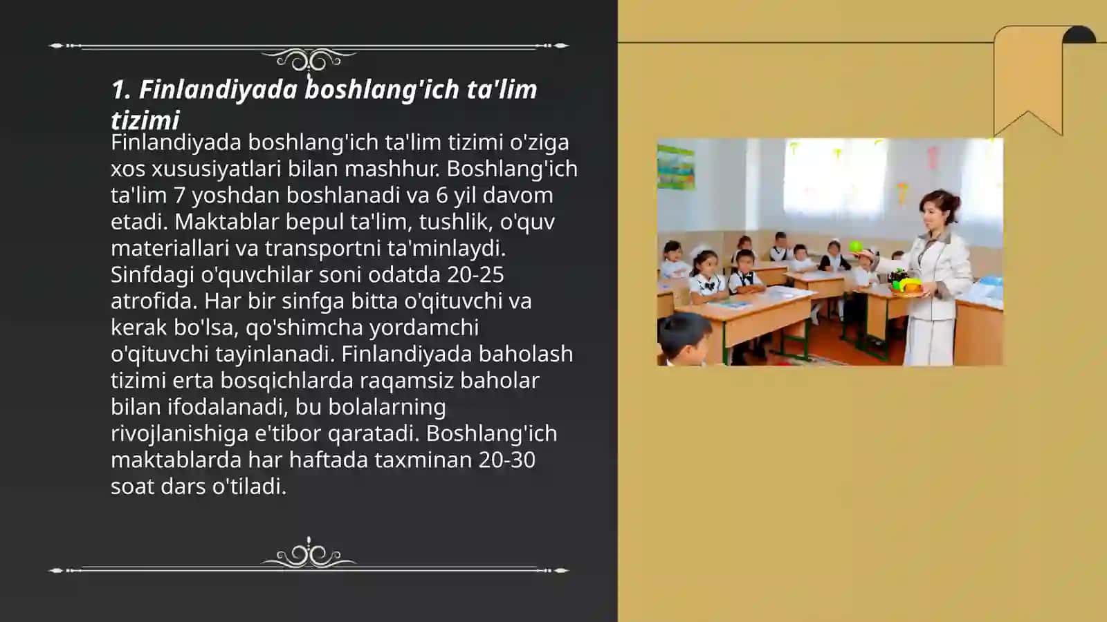 Finlandiyada boshlangich talim 3