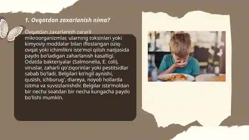 Ovqatdan zaxarlanish 3