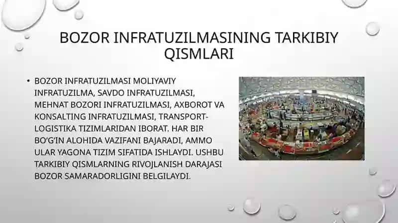 Bozor infratuzilmasi 3