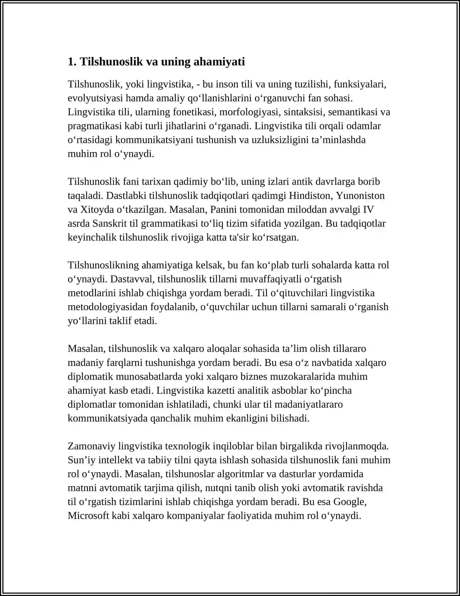 TILSHUNOSLIK METODLARI 3