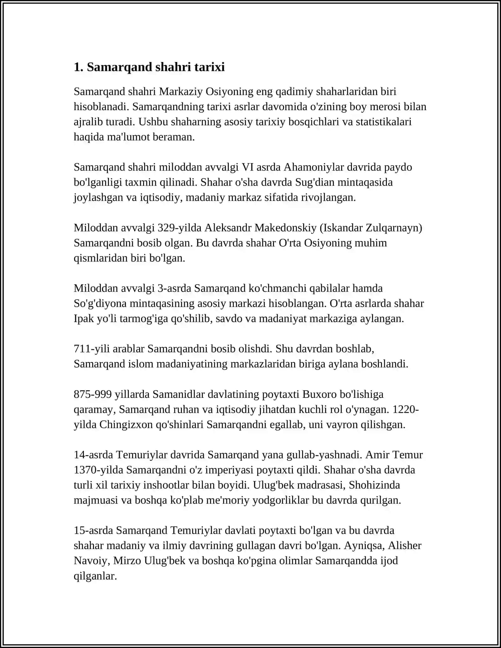 TUR PAKET SAMARQAND 3