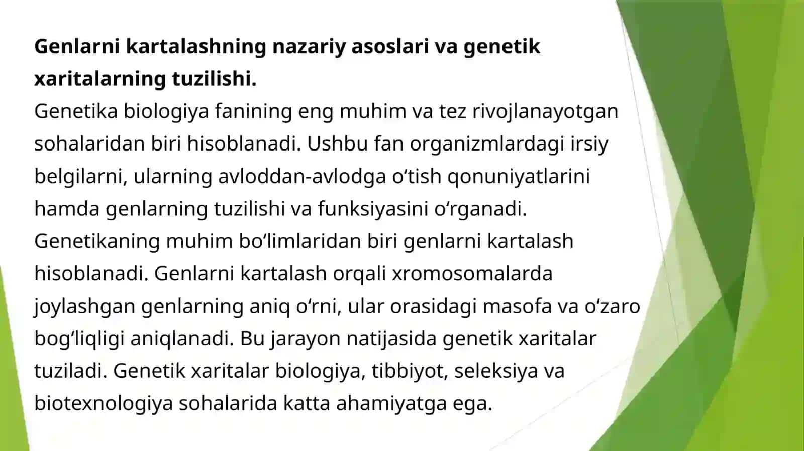 Genlarni kartalash 3