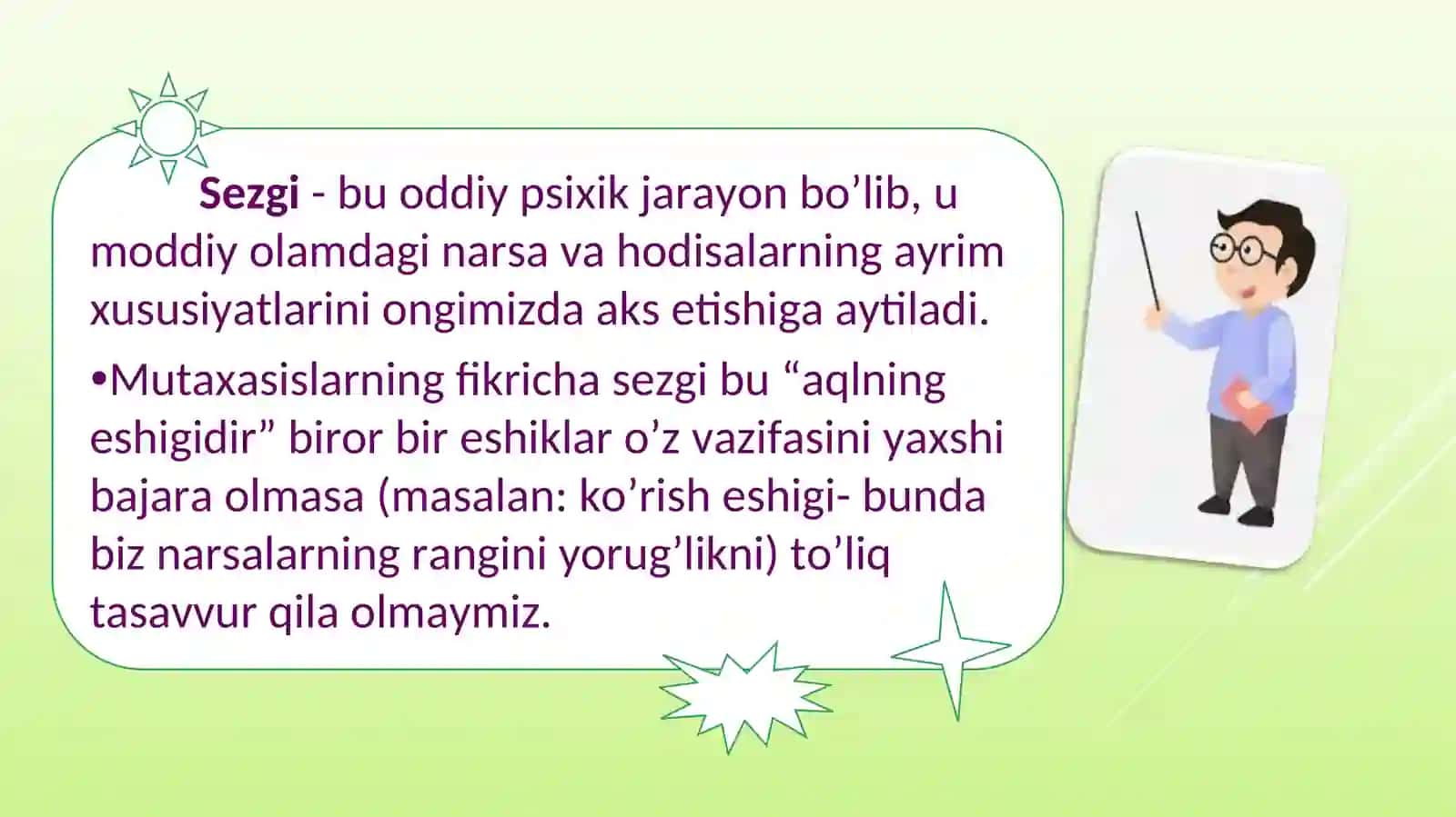 BILISH JARAYONLARI 3