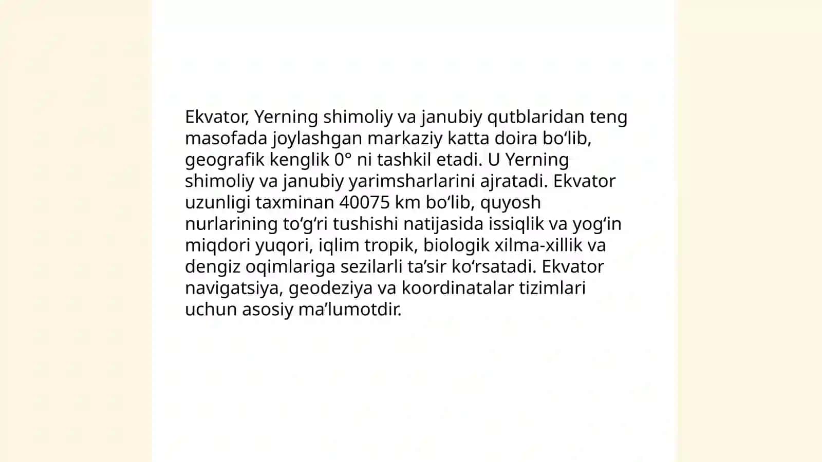 Ekvatorta'rifivailmiyahamiyati 3