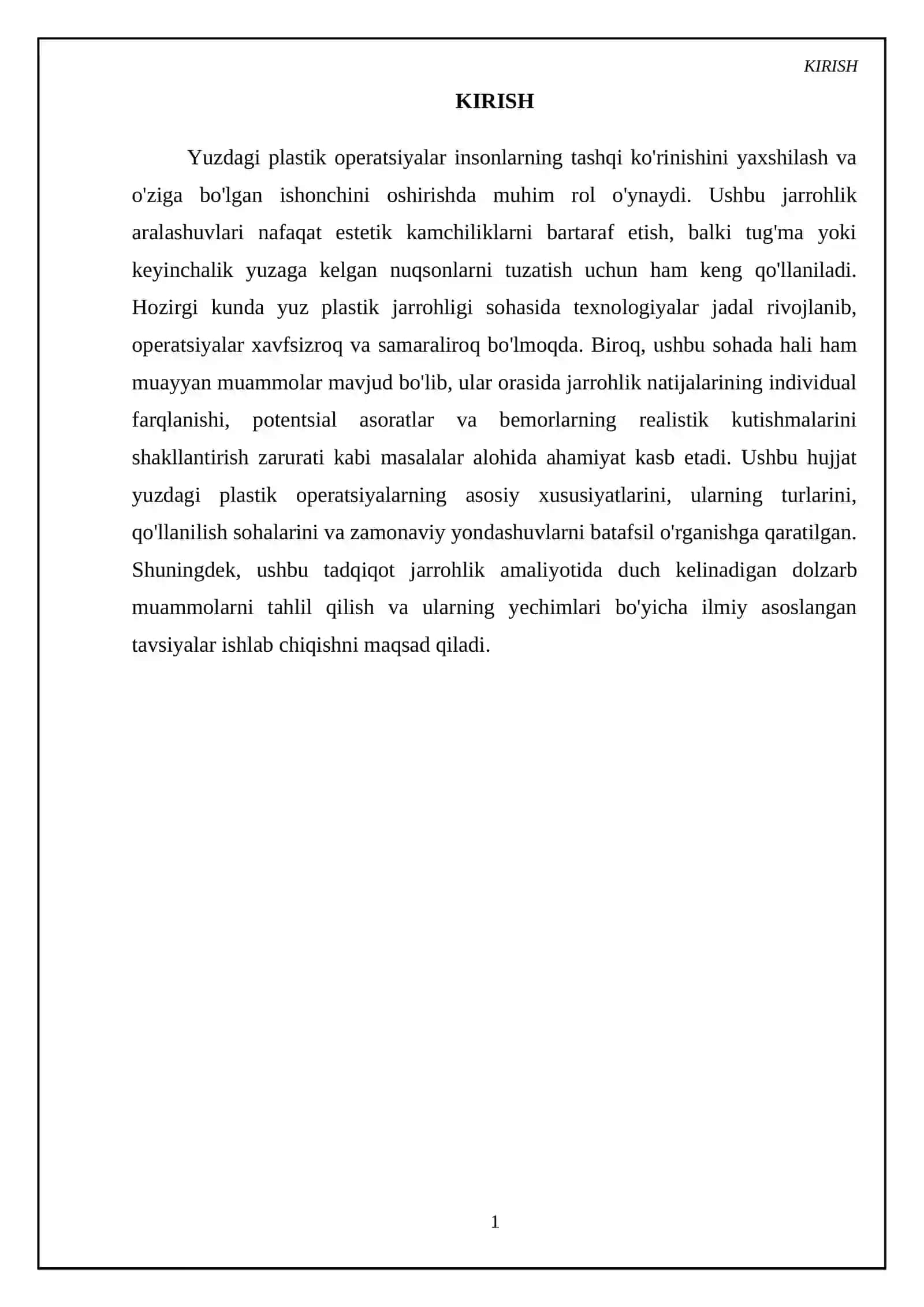 Yuzdagi plastik operatsiyalar xususiyatlari 3