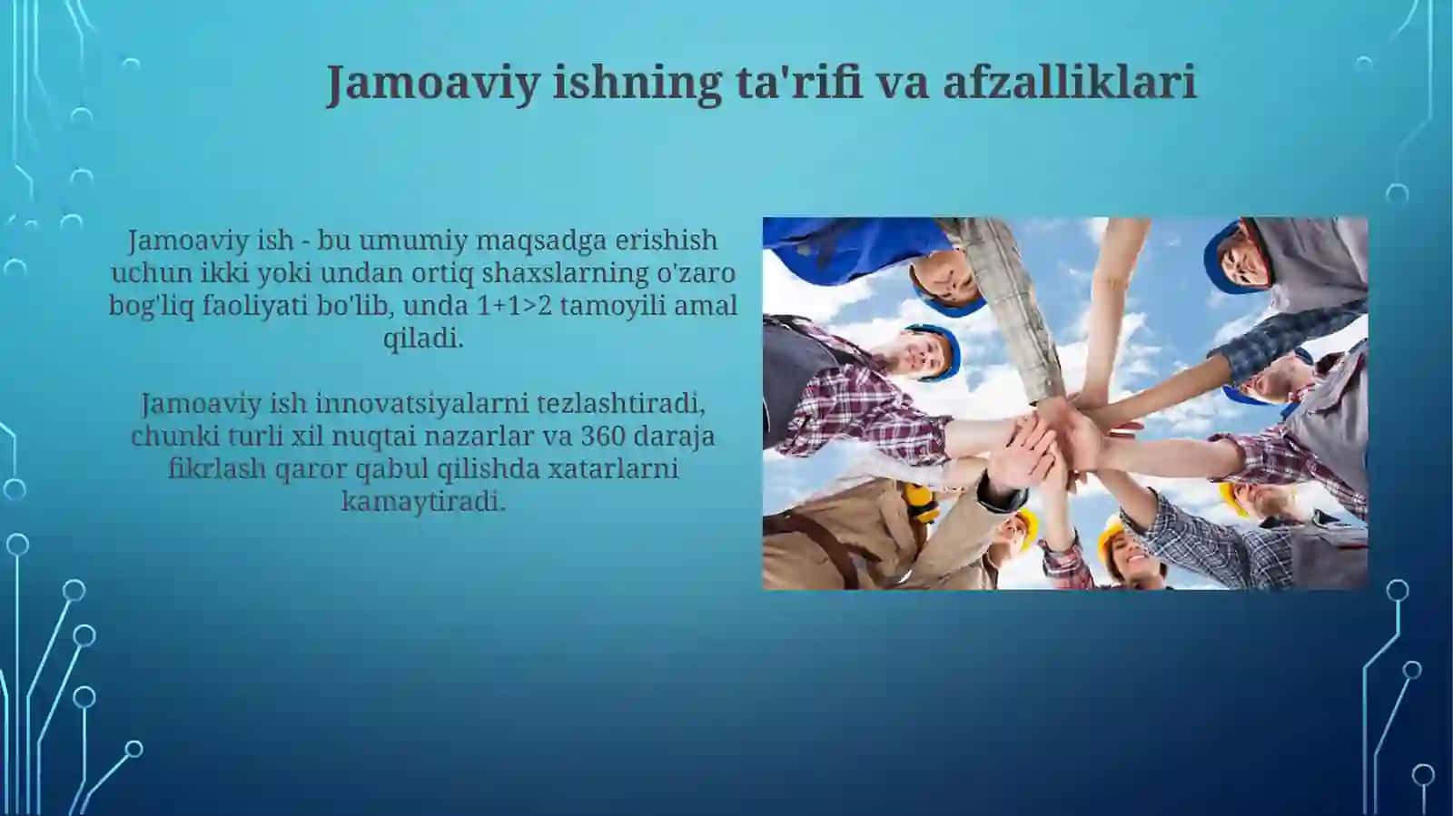 Jamoabo’libishlash 3