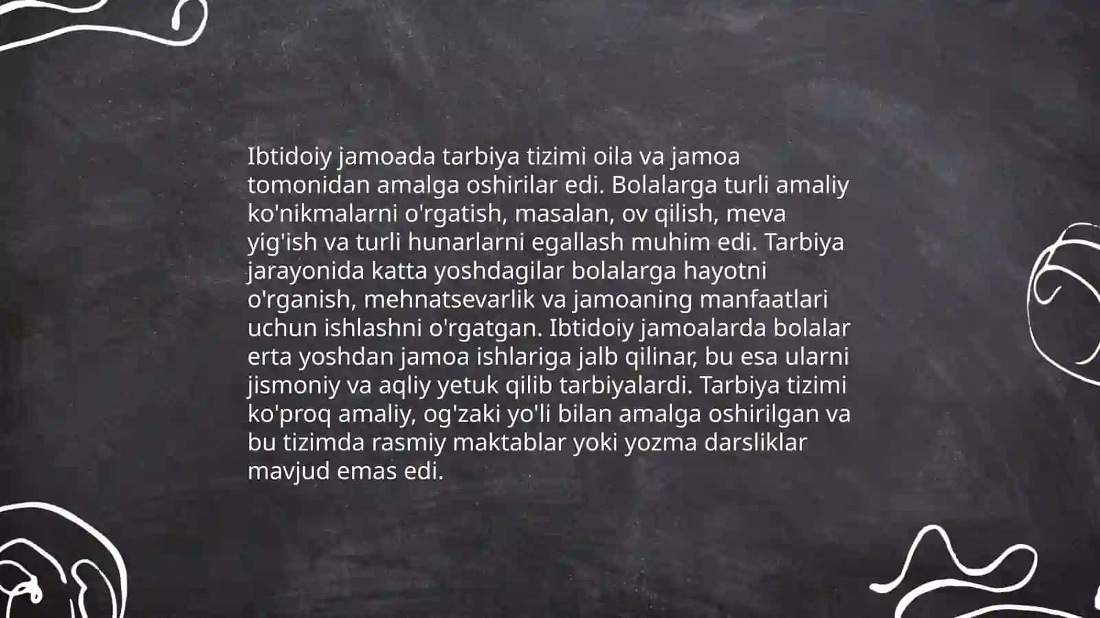 Ibtidoiy jamoada tarbiya tizimi 3