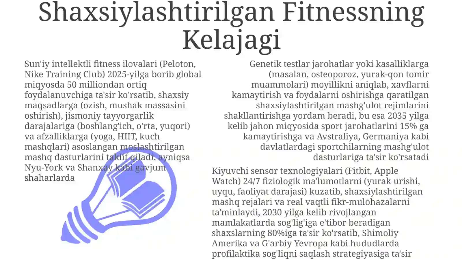 Jismoniy faollik va sog'lik saqlash: Zamonaviy tendensiyalar 3