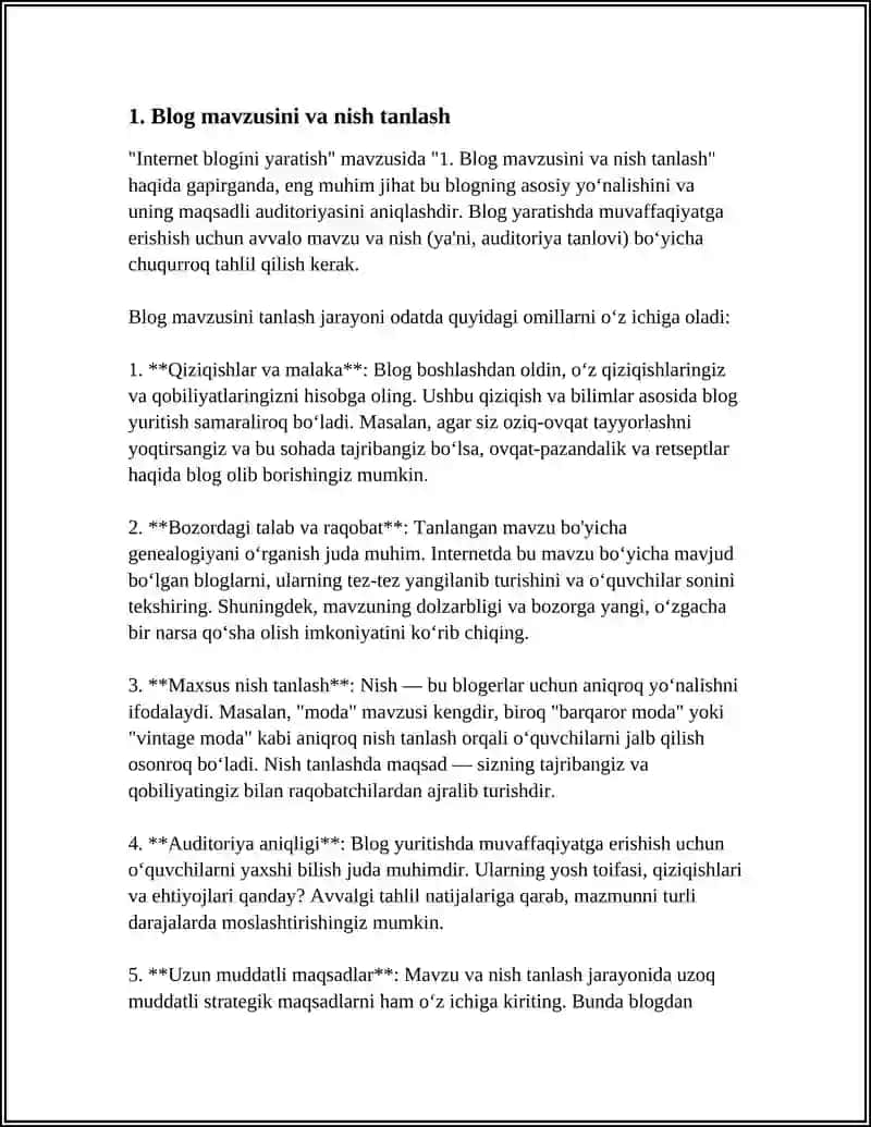 INTERNET BLOGS. HOW TO CREATE AN INTERNET BLOG? 3